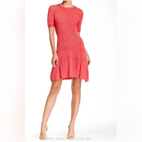 BCBGMaxAzria Red Mini Dress - Picture 3 of 8